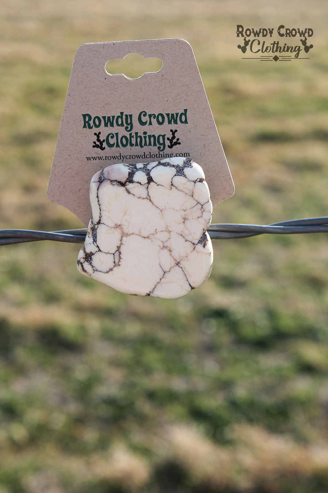 White Water Scarf Slide/ Ring / Tee Clip