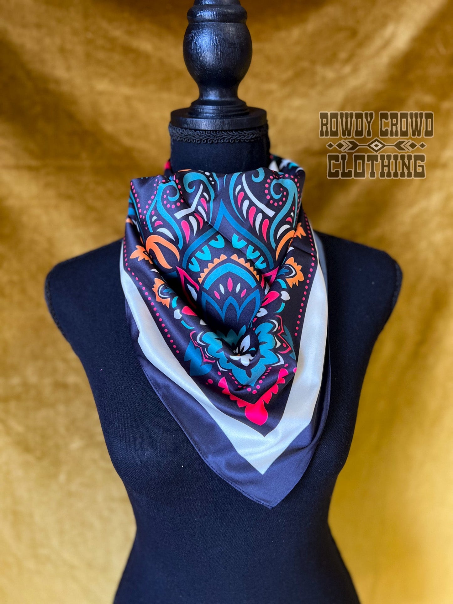  Women's scarf, Western Accessories, Western Apparel, Western Wholesale, western wild rags, cowboy rags, cowboy scarf, Wholesale Accessories, Wholesale Apparel, colorful wild rags, bright wild rags, unique wild rags