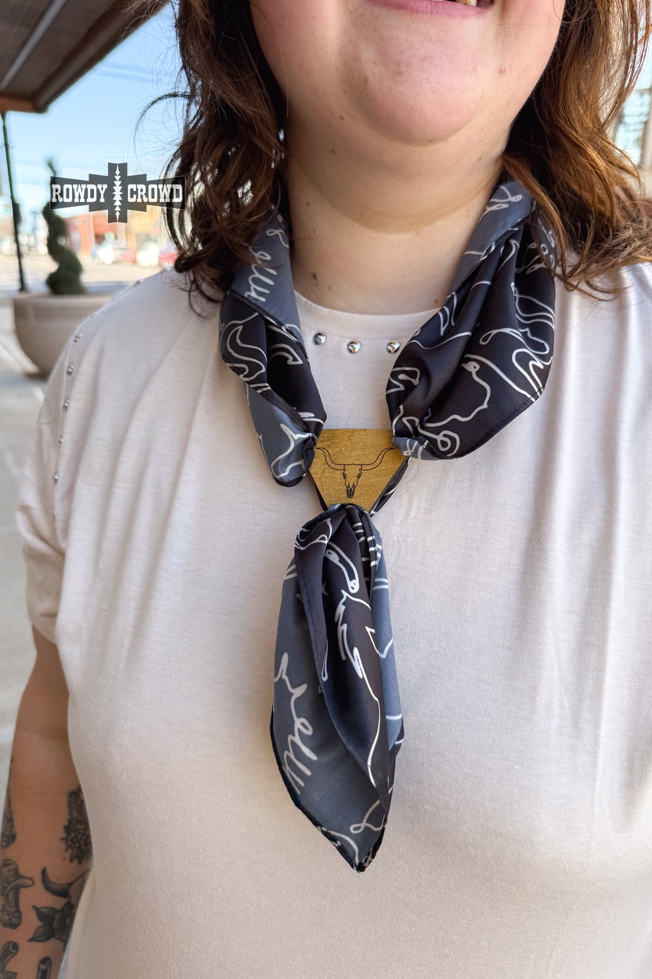Seminole Skull Scarf Slide